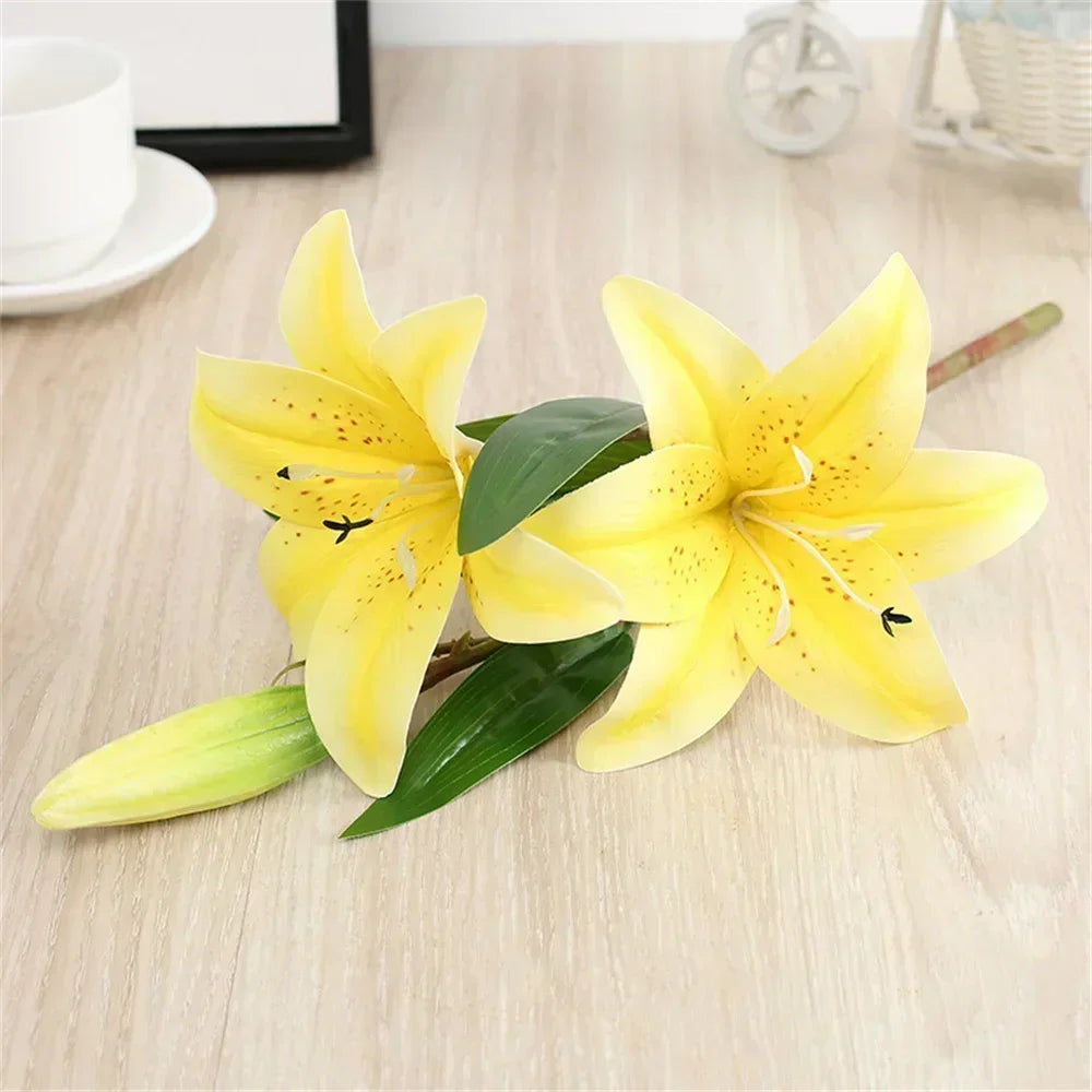 Künstliche Lilien – PU Design – Indoor Deko