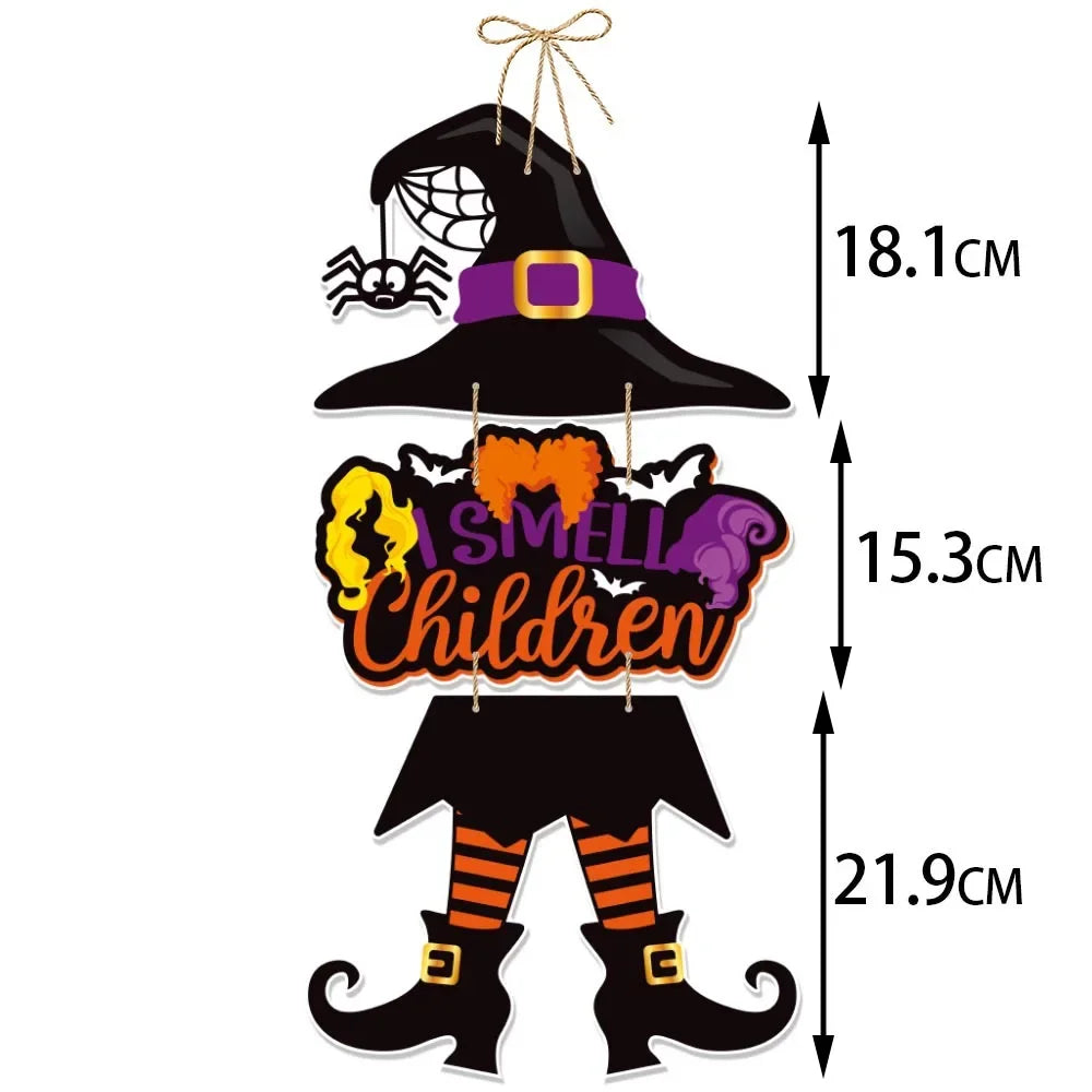 Halloween Türanhänger – Papierdeko – Charmanter Festlicher Touch