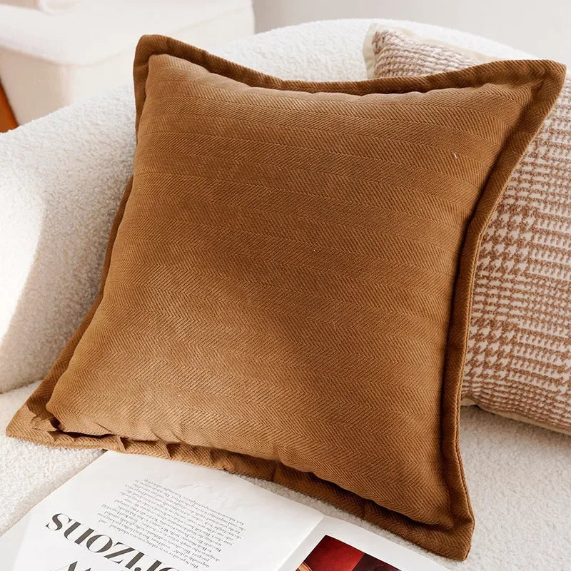 Luxus Kissenhülle – Jacquard Strick 45x45cm