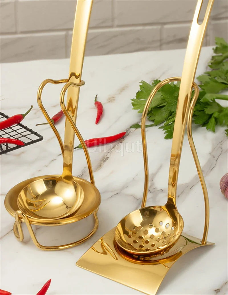 Goldener Besteckhalter – Edelstahl – Küchenerlebnis