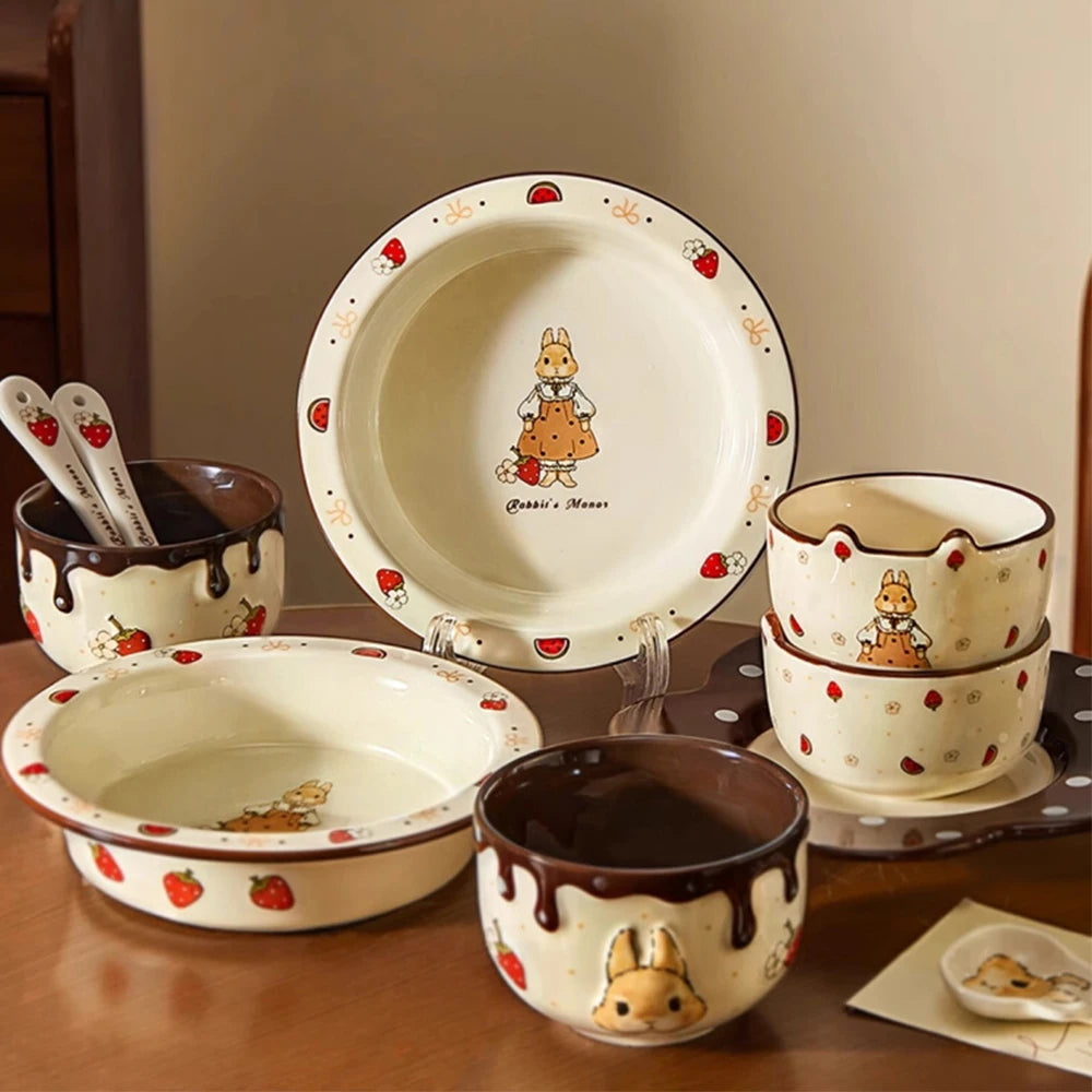 Keramik Hasenschale – Porzellan Relief Design – 11.4cm