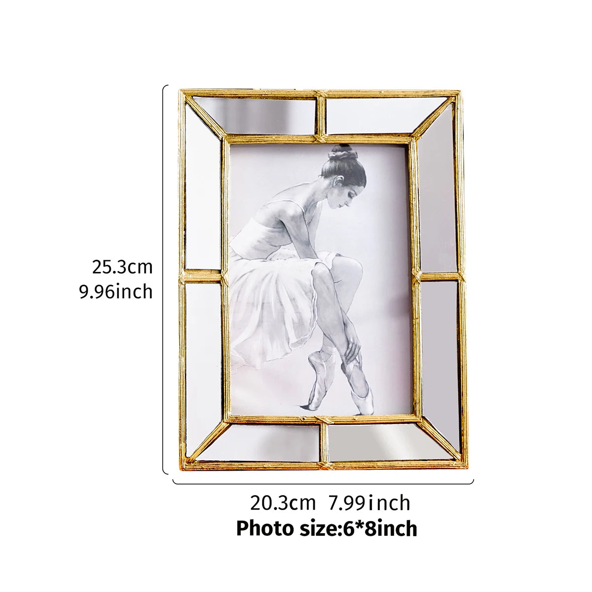 Barocker Fotorahmen – Harzmaterial – Schlafzimmer/Büro