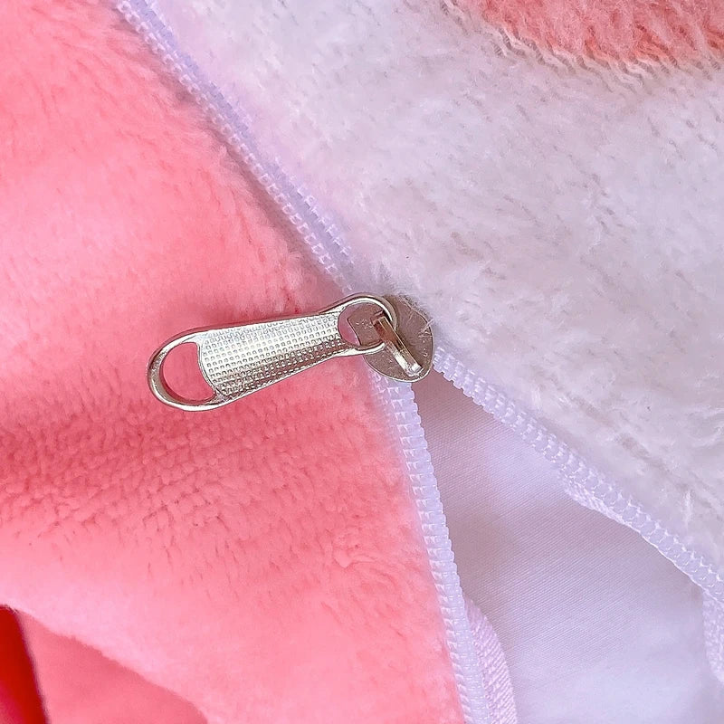 Blumendruck Bettbezug - Flauschiges Fleece - King Grösse