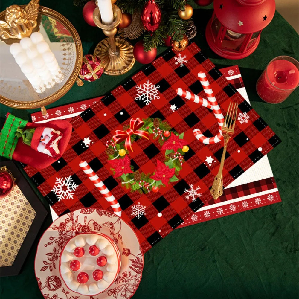 Weihnachtstischset – Leinen, 30x40cm