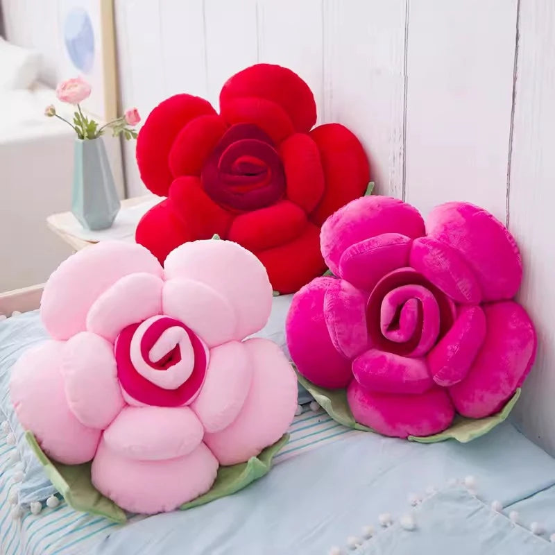 Rosenblume Kissen – Plüschdesign – Perfektes Geschenk