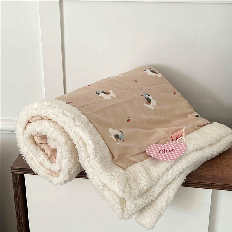 Winterdecke Floral – Koreanischer Stil – 100x150cm