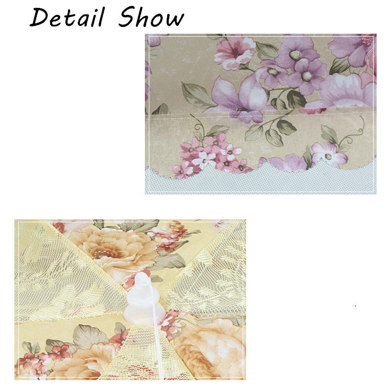 Schirmförmige Speiseabdeckung – Spitze Jacquard – 80 cm Durchmesser