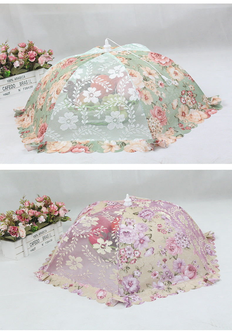 Schirmförmige Speiseabdeckung – Spitze Jacquard – 80 cm Durchmesser