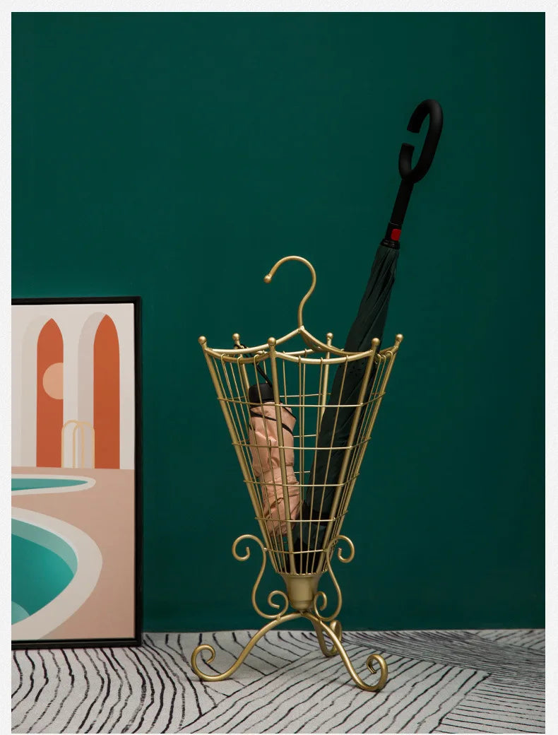 Schirmständer – Modernes Eisendesign – Rutschfeste Basis