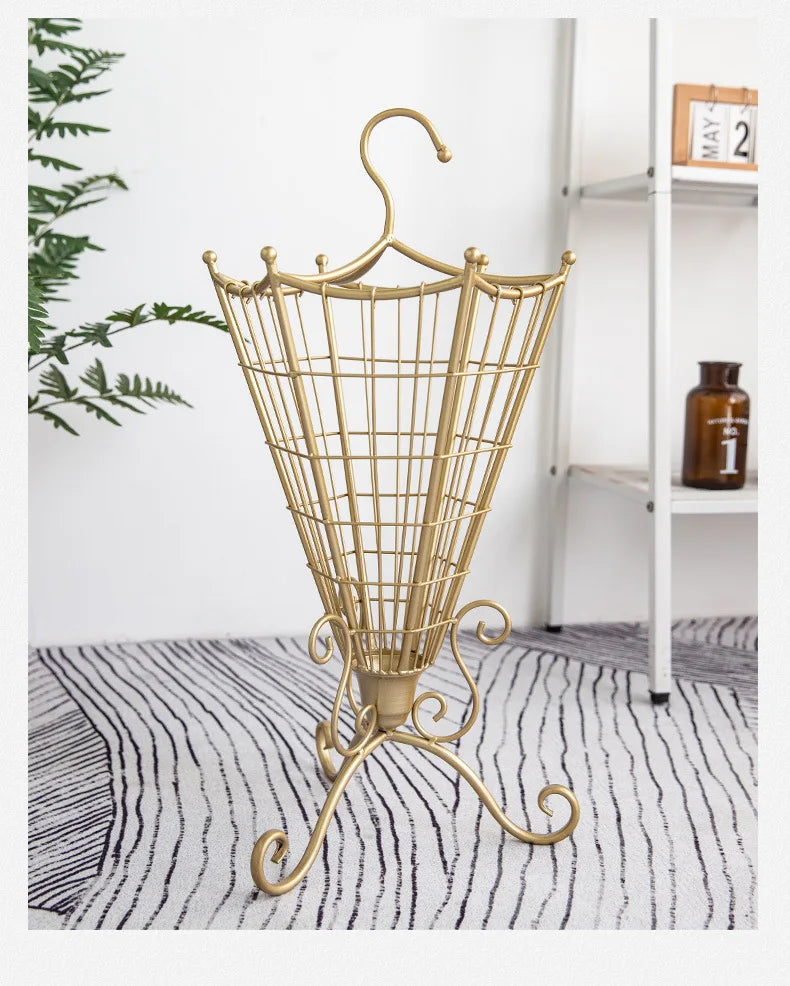 Schirmständer – Modernes Eisendesign – Rutschfeste Basis