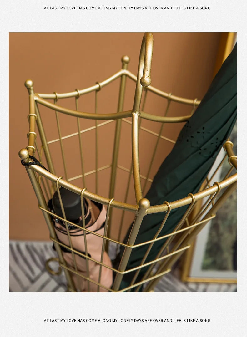 Schirmständer – Modernes Eisendesign – Rutschfeste Basis