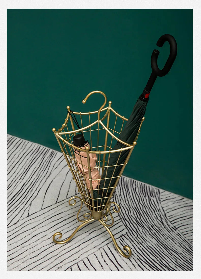 Schirmständer – Modernes Eisendesign – Rutschfeste Basis