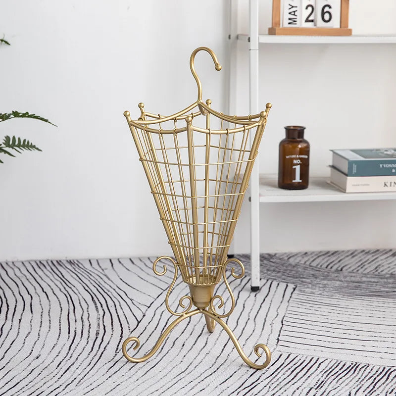 Schirmständer – Modernes Eisendesign – Rutschfeste Basis