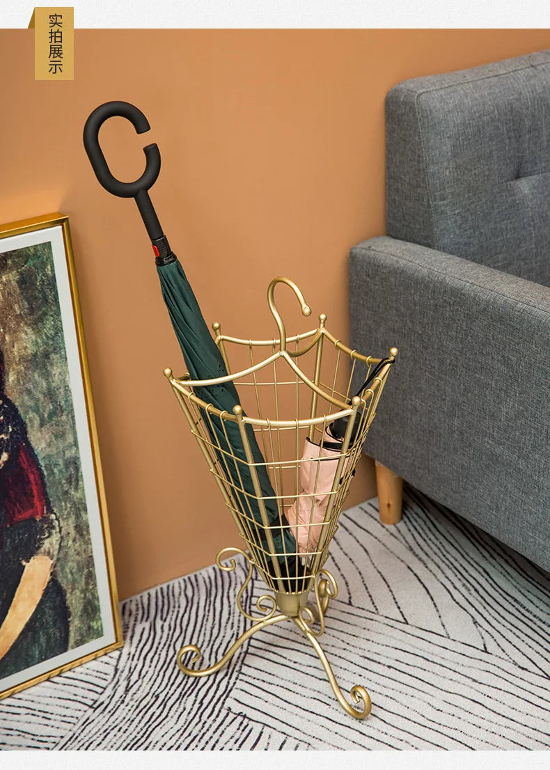 Schirmständer – Modernes Eisendesign – Rutschfeste Basis