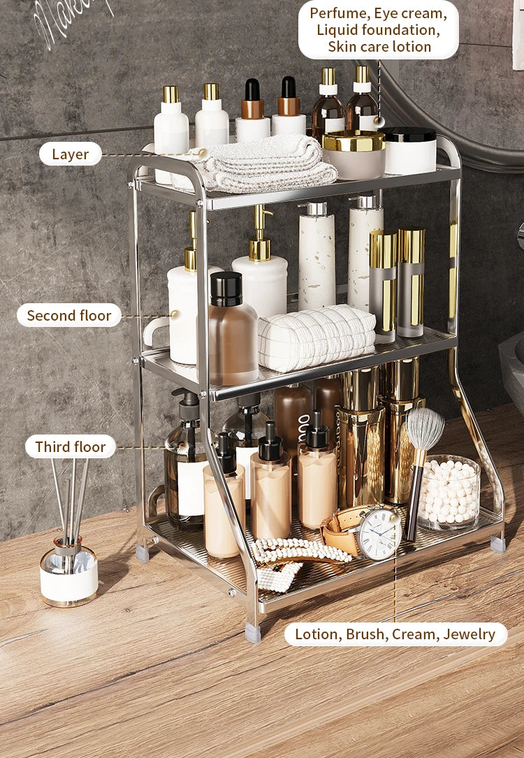 Schminkregal – Eisendesign – Bad-Essentials