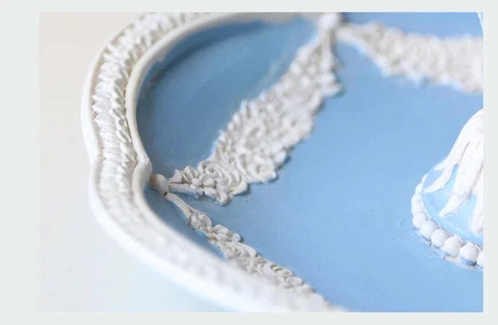 Schminkspiegel – Französisches Rokoko – 9x12cm Rund