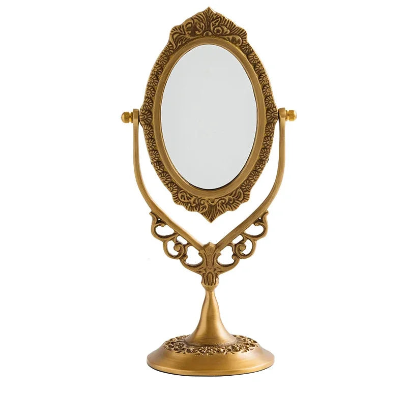 Schminkspiegel – Vintage Messing Design – Europäischer Stil