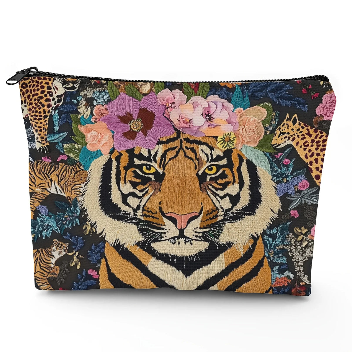 Schminktasche – Tiger Muster – 18x25cm