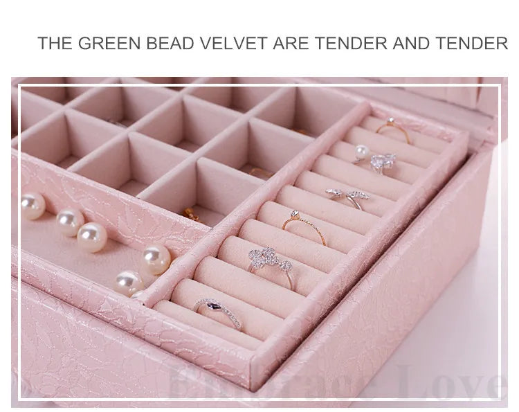 Schmuckbox – PU-Leder Design – 26*18.5*8cm