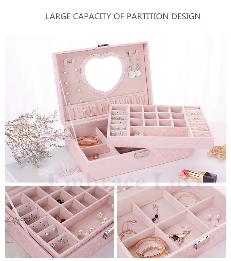 Schmuckbox – PU-Leder Design – 26*18.5*8cm