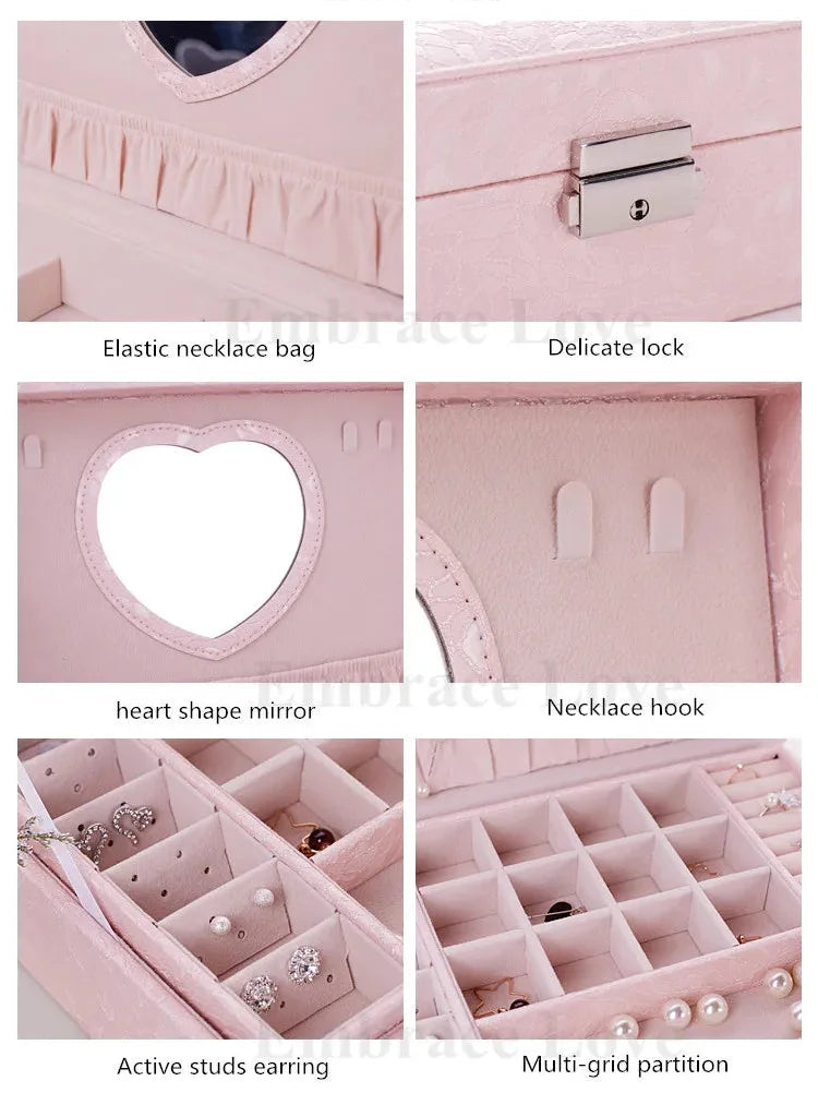 Schmuckbox – PU-Leder Design – 26*18.5*8cm