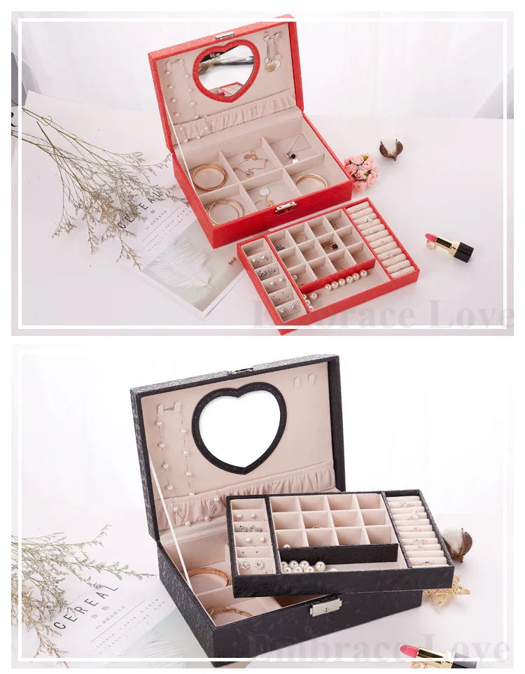 Schmuckbox – PU-Leder Design – 26*18.5*8cm