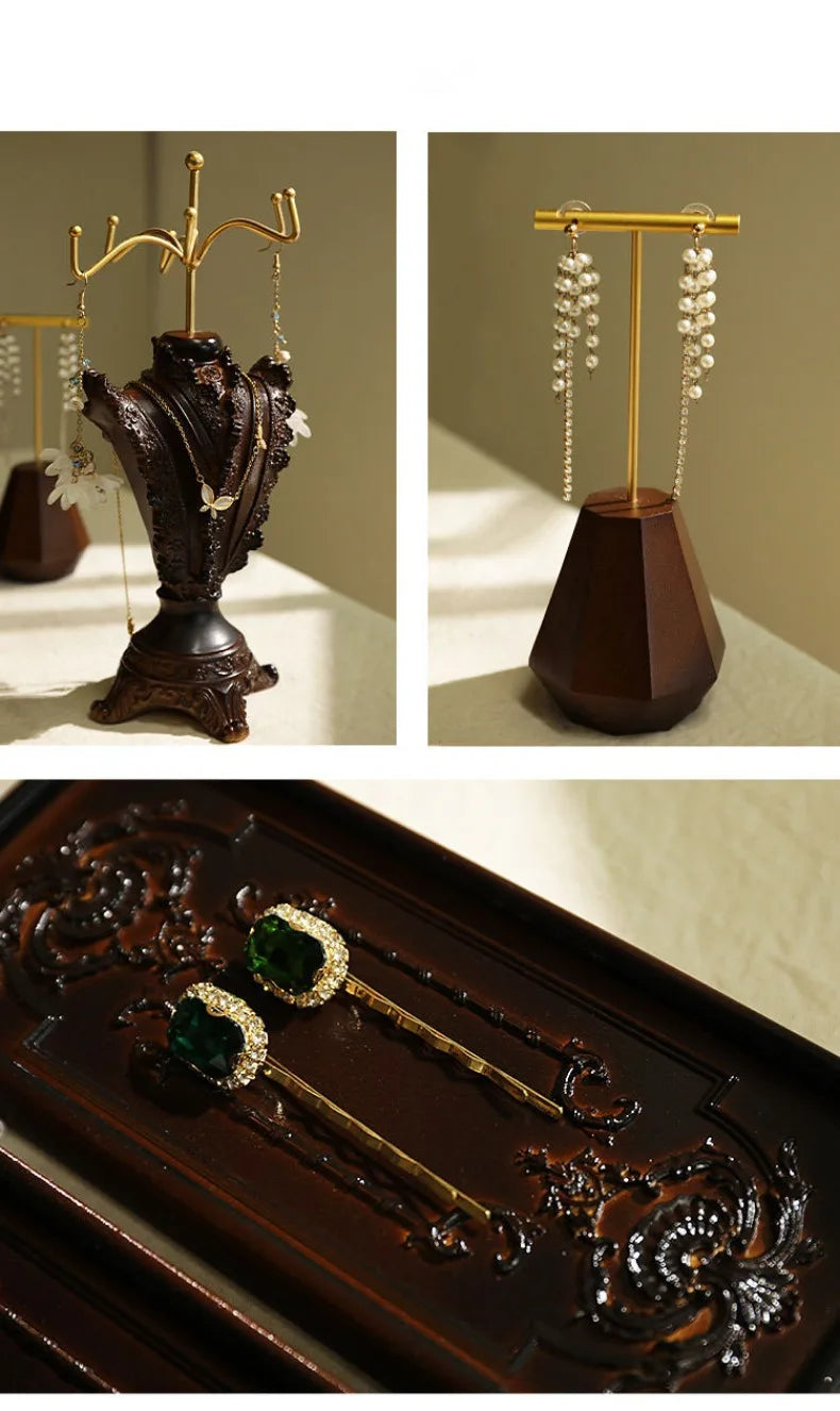 Schmuckständer – Retro Gips Design – 27 cm Höhe