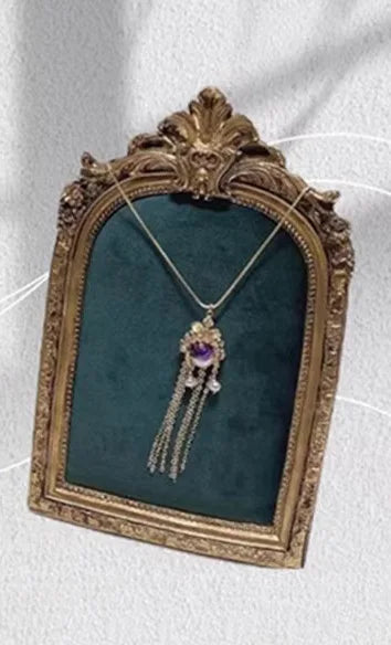 Schmuckständer – Retro-Samt-Design – Verschiedene Farben