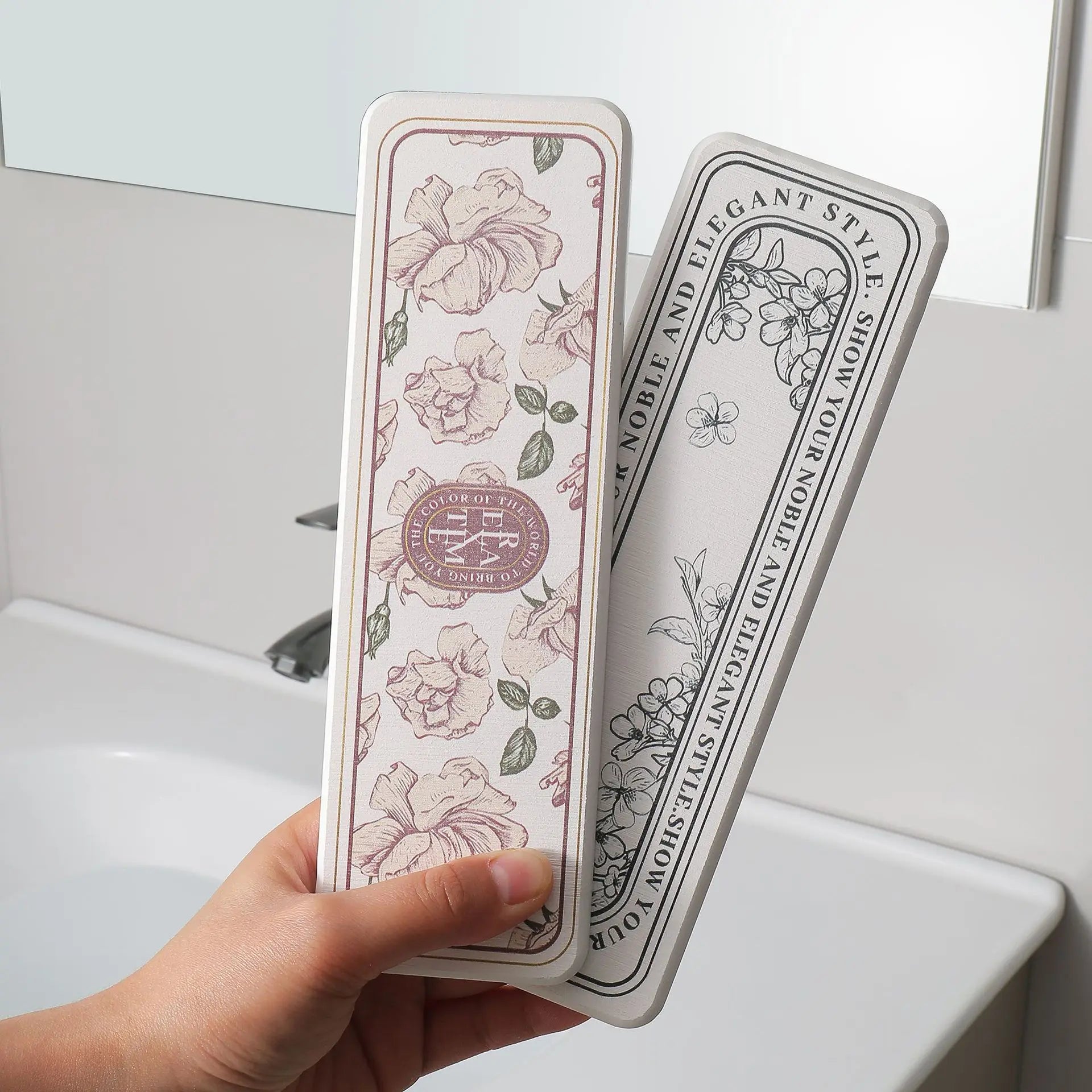 Schnell Trocknende Diatomit-Matte – Stein Design – Wasserabsorbierend