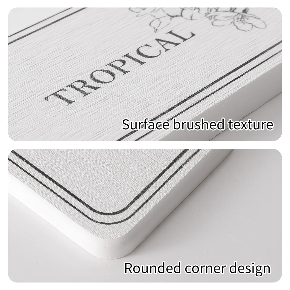 Schnell Trocknende Diatomit-Matte – Stein Design – Wasserabsorbierend