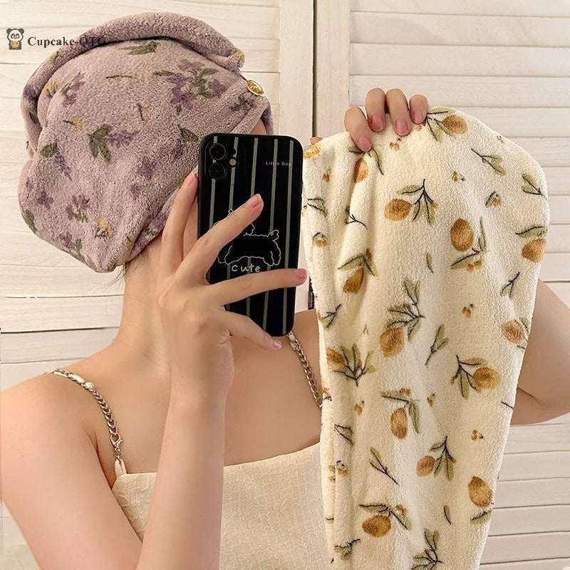 Schnell Trocknendes Haartuch – 100% Baumwolle – 25x65cm