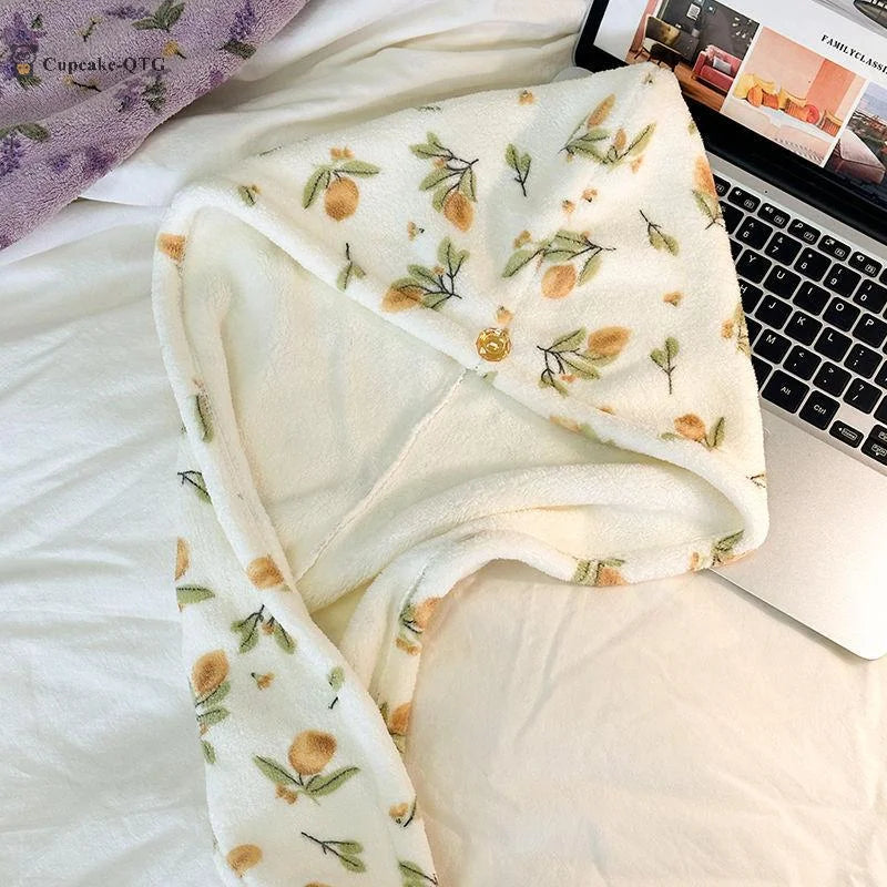 Schnell Trocknendes Haartuch – 100% Baumwolle – 25x65cm