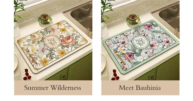 Schnell trocknende Matten – Diatom Mud Stil – 40x50 cm