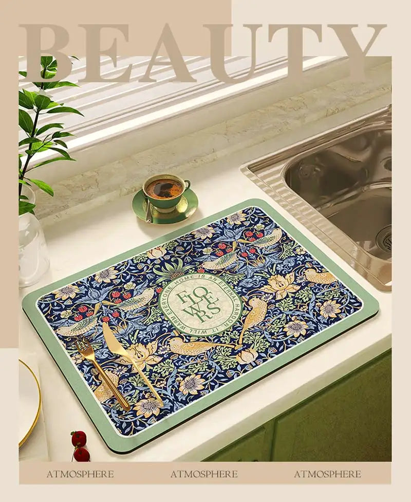 Schnell trocknende Matten – Diatom Mud Stil – 40x50 cm