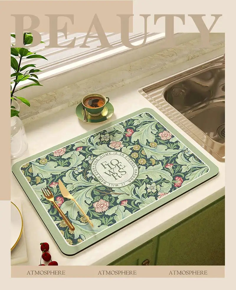 Schnell trocknende Matten – Diatom Mud Stil – 40x50 cm