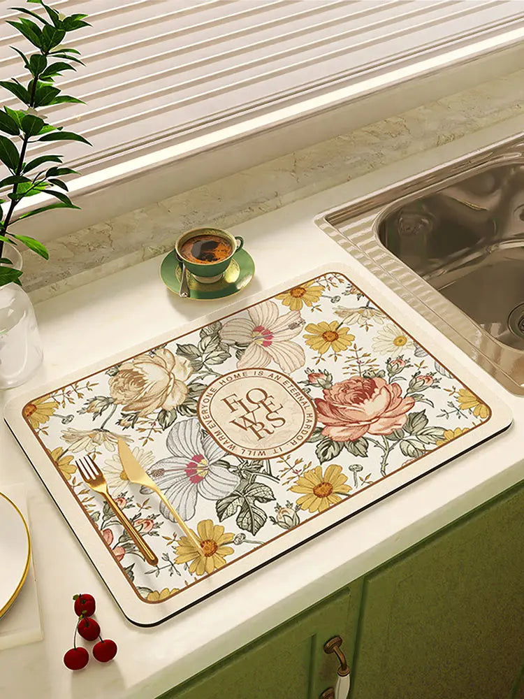 Schnell trocknende Matten – Diatom Mud Stil – 40x50 cm