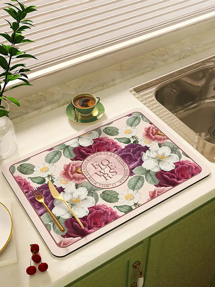 Schnell trocknende Matten – Diatom Mud Stil – 40x50 cm