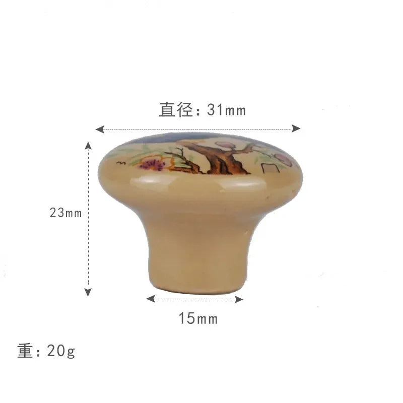 Schrankknopf – Antikes Keramikdesign 96mm