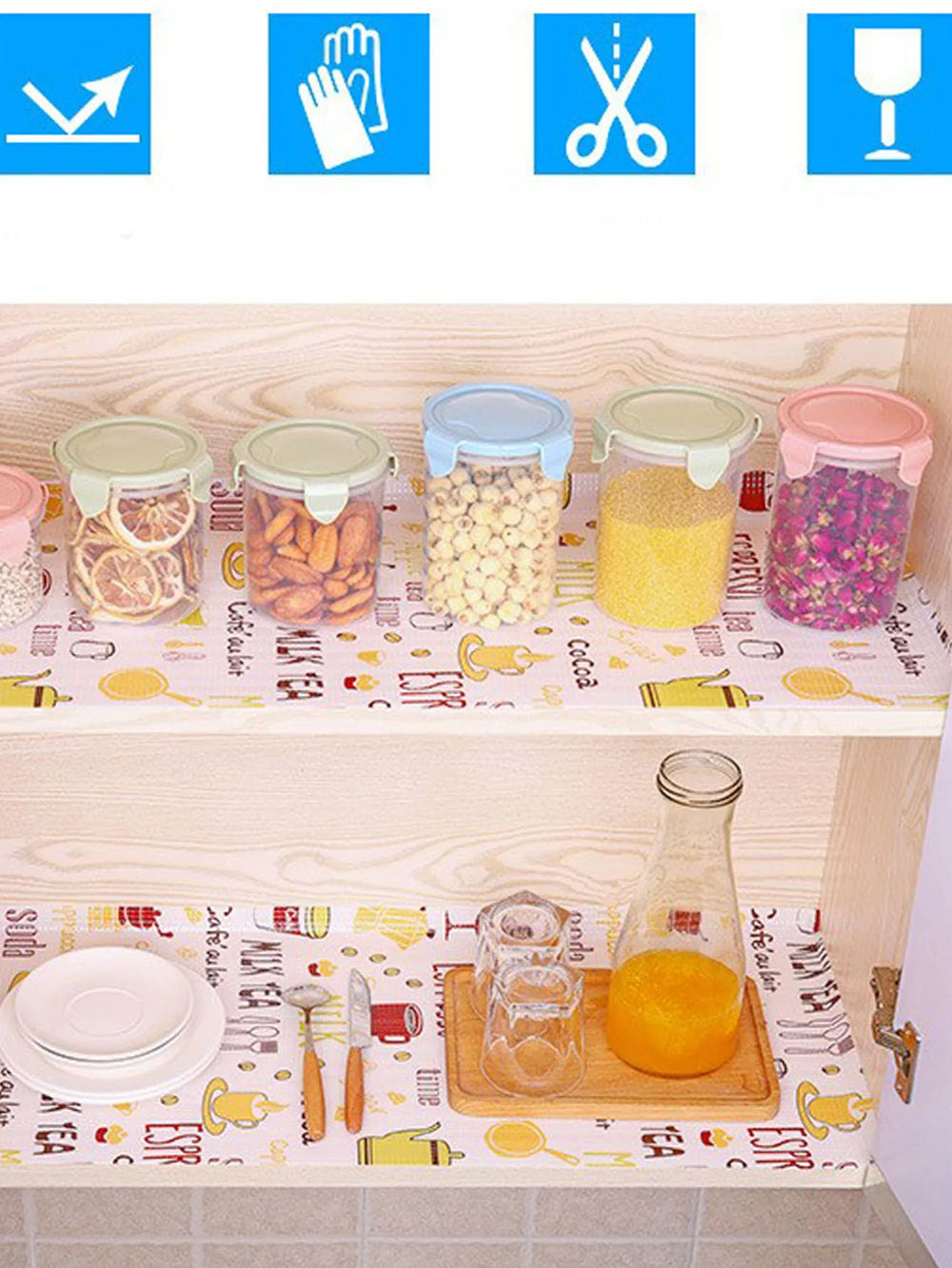 Schubladenunterlage – Japanisches Design – 30x200CM