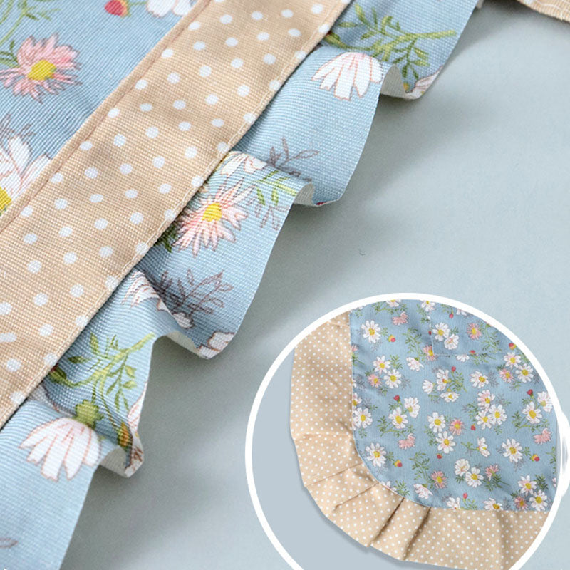 Schürze – Florales Canvas Design – Verstellbare Träger
