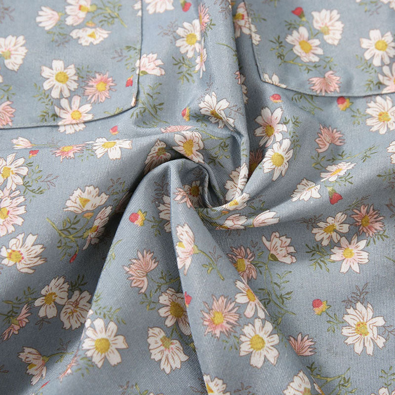 Schürze – Florales Canvas Design – Verstellbare Träger