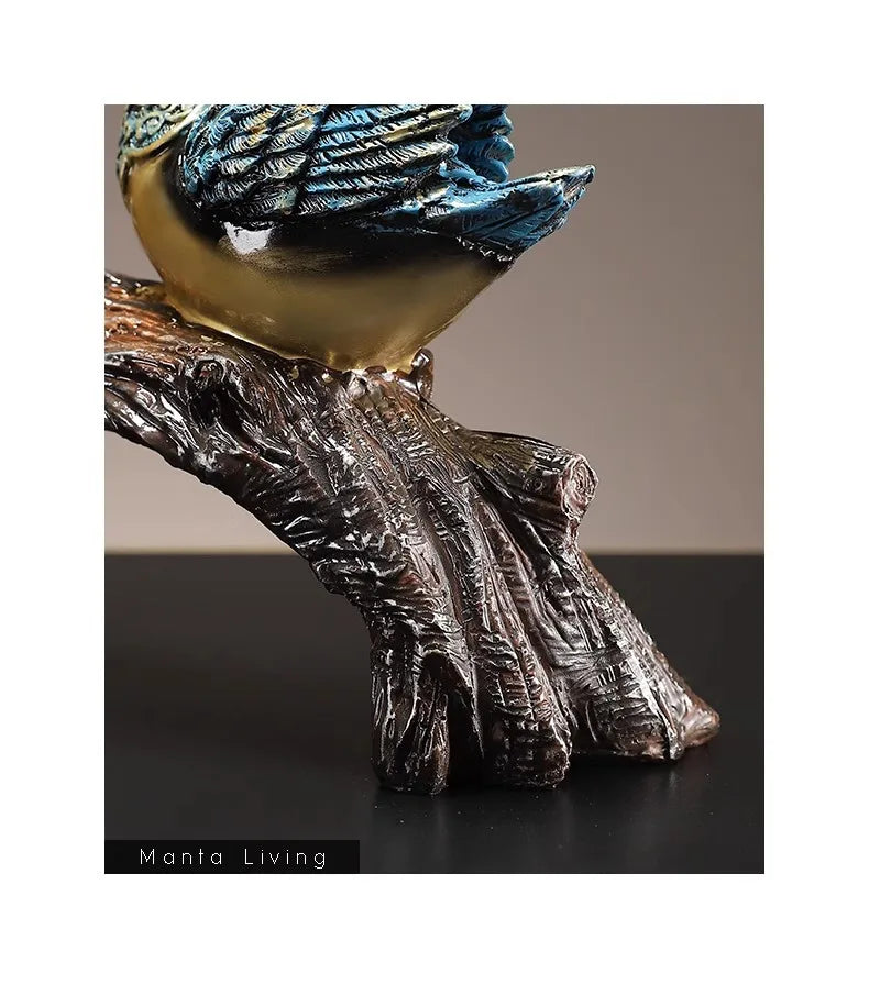 Schwanenornamente – Kunstharz-Design – Wohnzimmerdeko