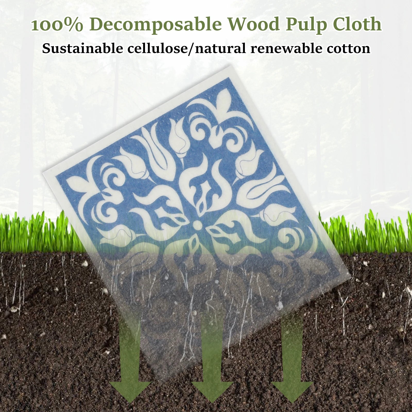 Schwedische Wischtücher – Öko-Design – 17x19.5 cm