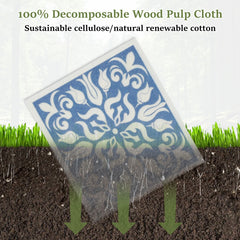 Schwedische Wischtücher – Öko-Design – 17x19.5 cm