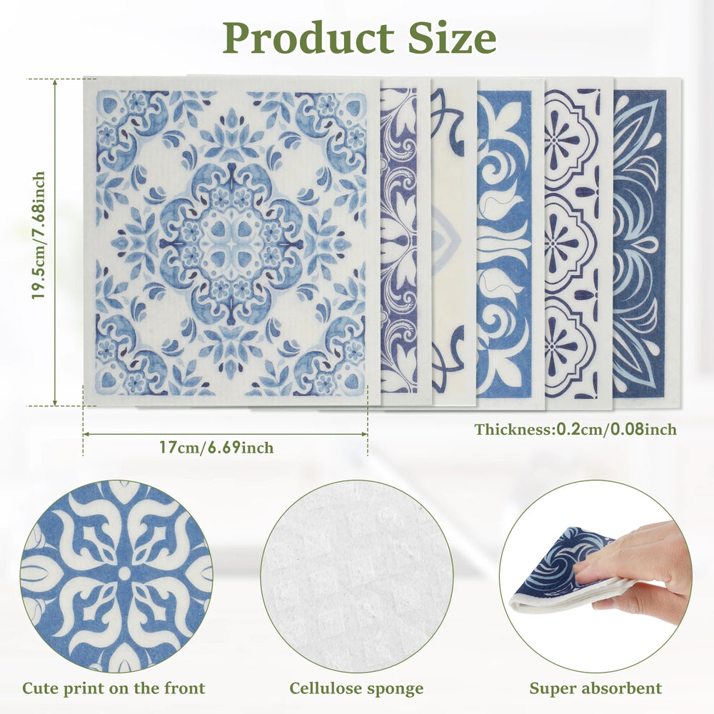 Schwedische Wischtücher – Öko-Design – 17x19.5 cm