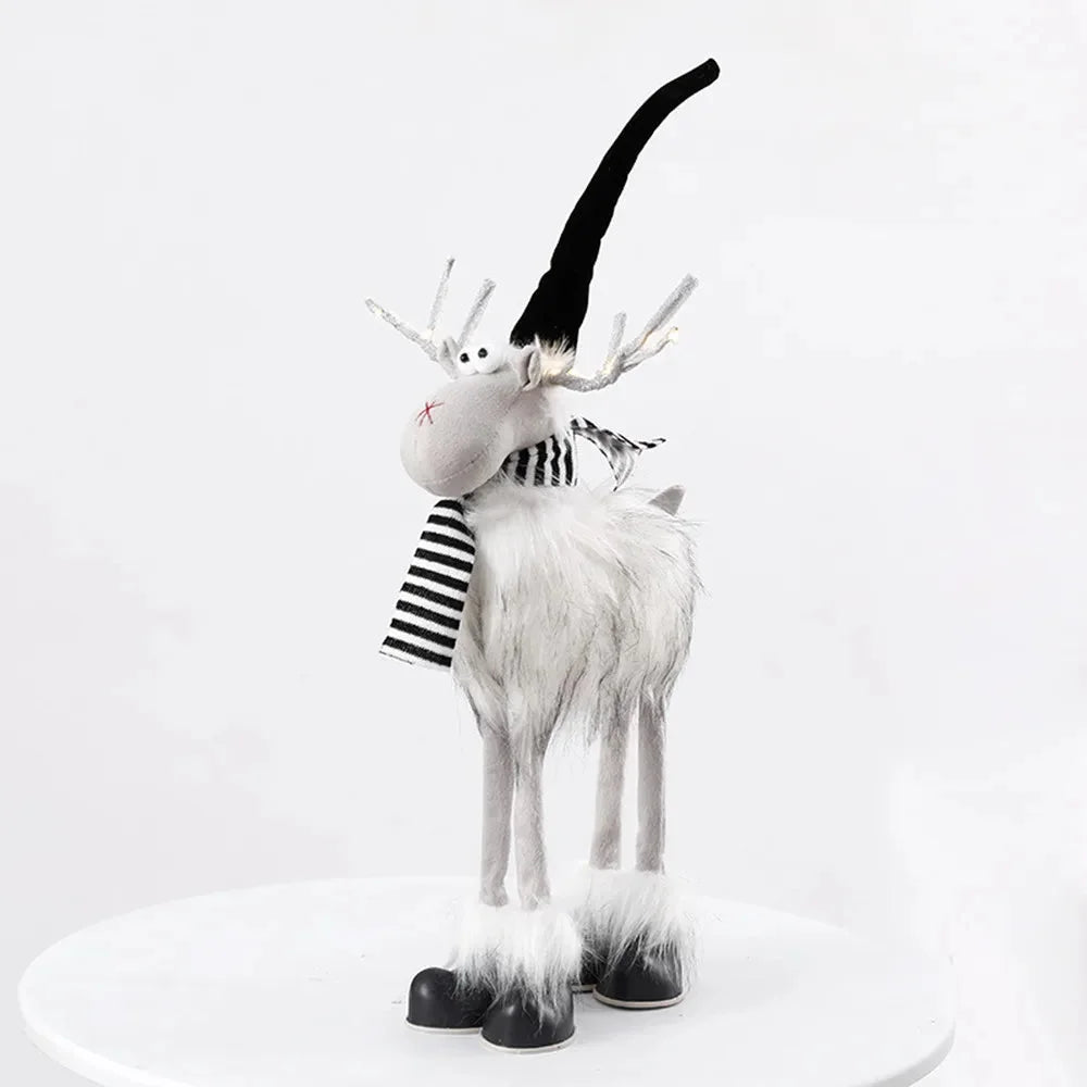 Weihnachtselch Dekoration – Plüschpuppe – Handgefertigt & Verstellbar