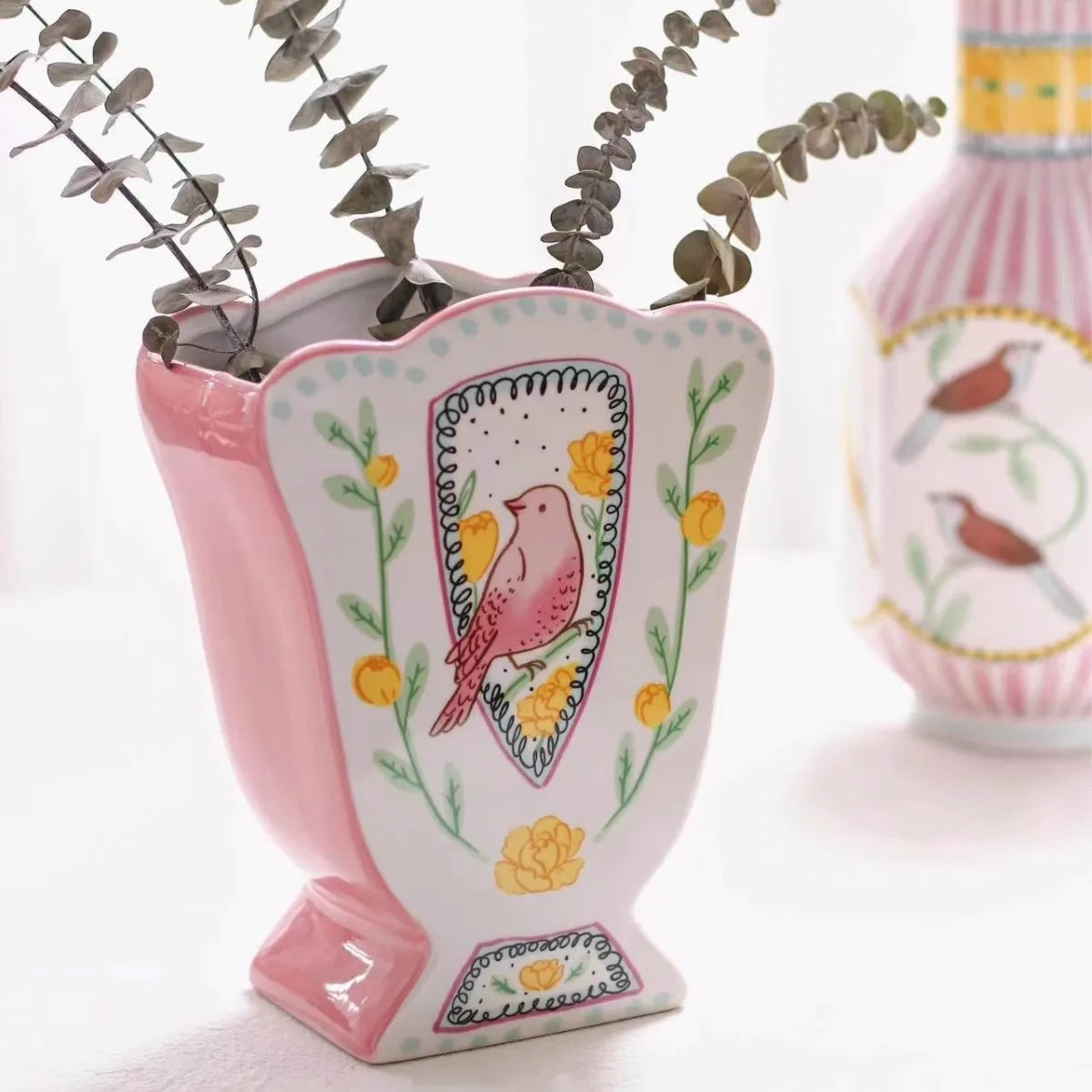 Keramikvase - Modernes Romantikdesign - Miniatur