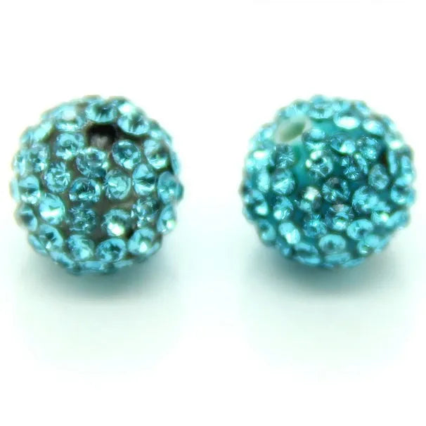 Tschechische Kristallperlenscheiben – 10mm Kugel