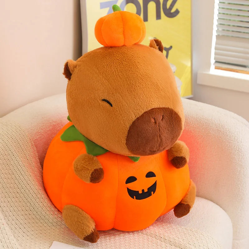 Capybara Plüschtier – Baumwoll Halloween Kissen – 25-60cm