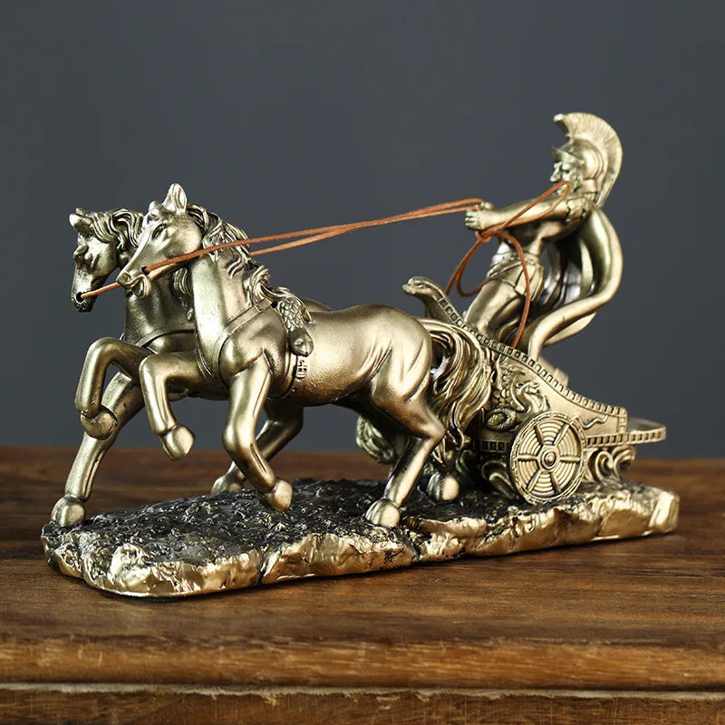 Römische Kriegerstatue - Antike Optik - Dekorationsstück